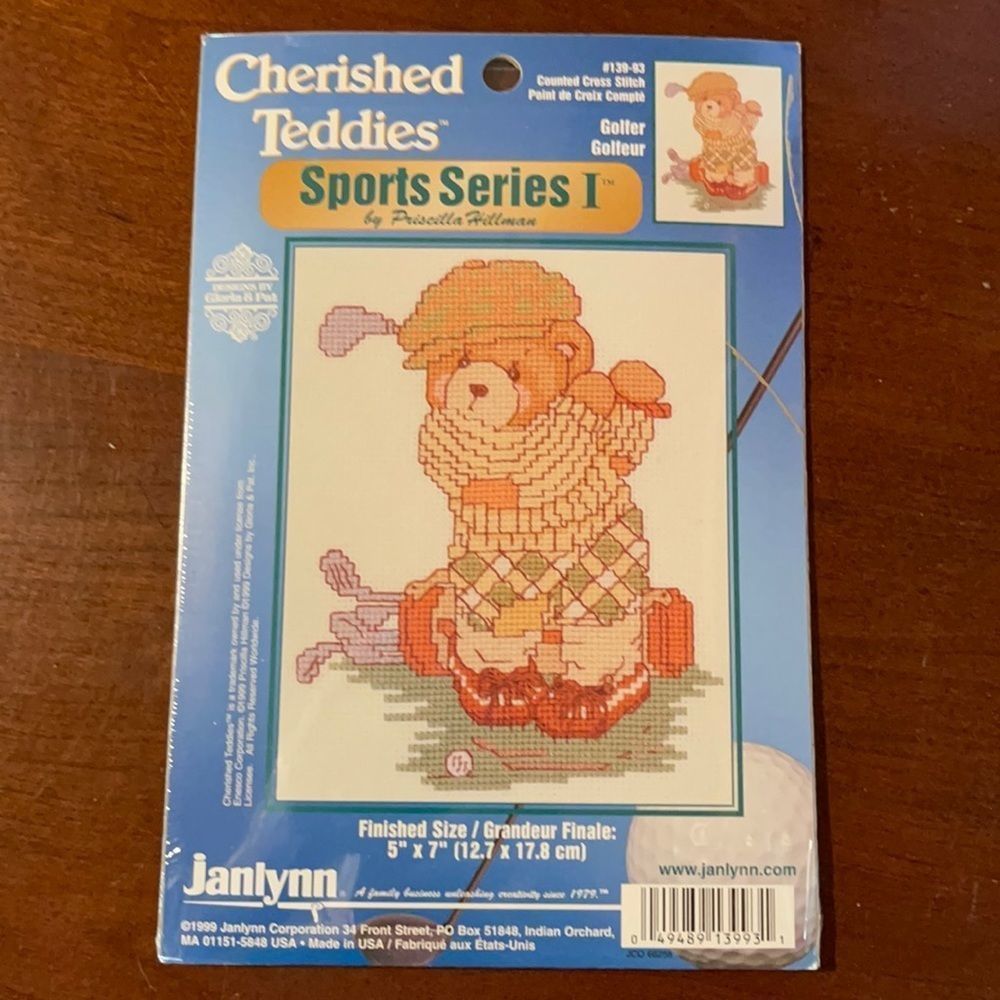 Janlynn Cherished Teddies Sports Series 1 Golfer